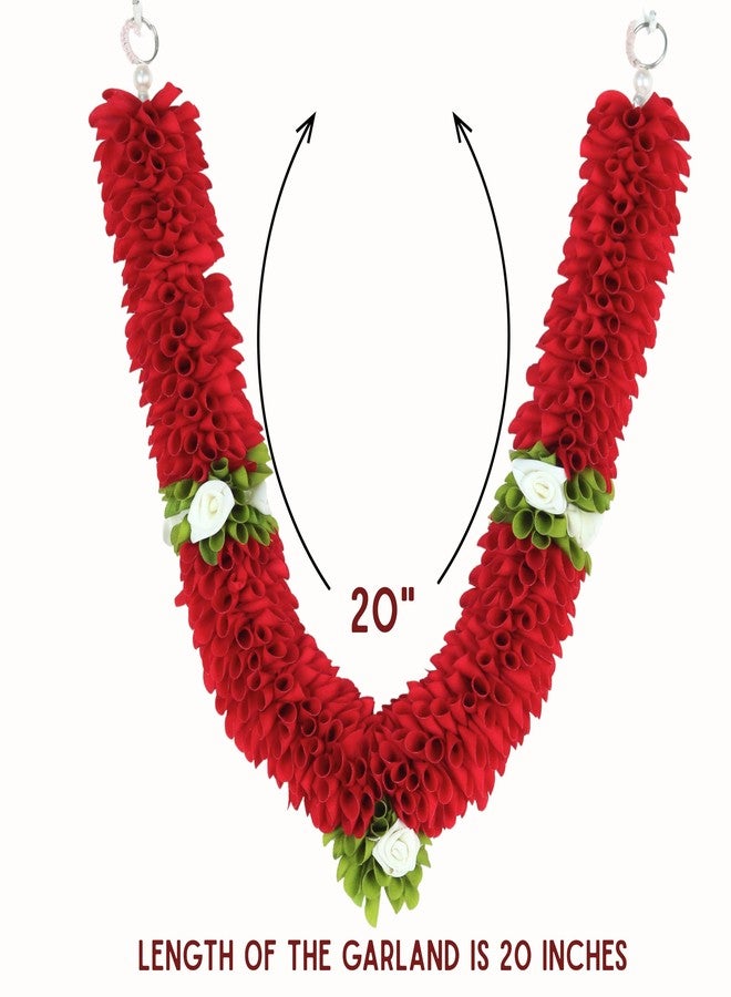 Veltic- Pack of Three Half Meter Garland-Maroon VE51M - Image 3